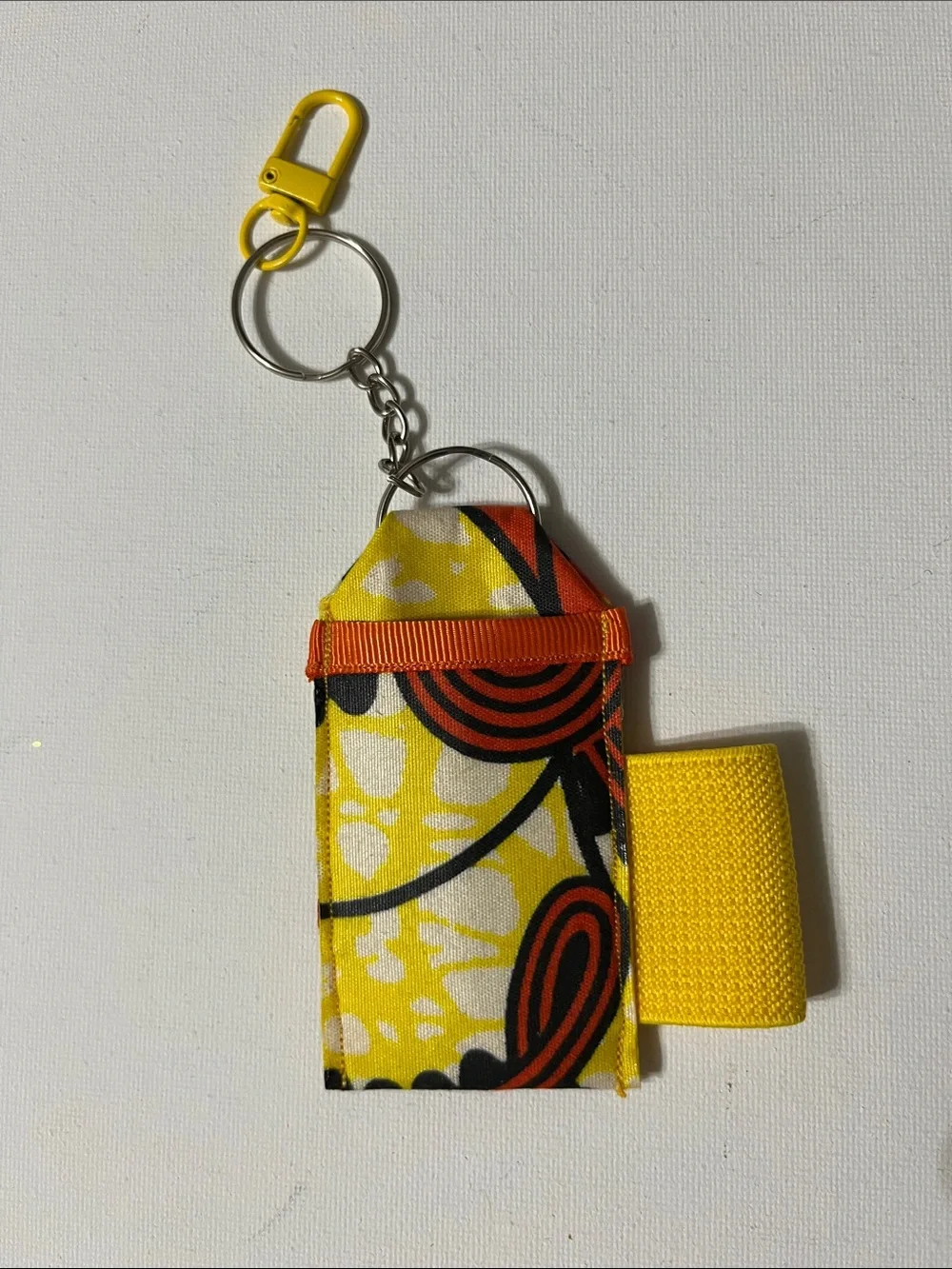 Gift Set Golden Sunset Double Lip Balm & Spray Holder Keychain 2 pr Earrings